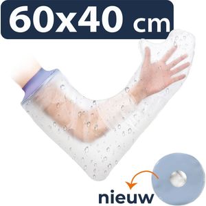 Het Herstel Loket® Douchehoes arm - Gipshoes arm - Arm heel - onderarm - bovenarm - hand - waterdicht - medisch silicone - latexvrij