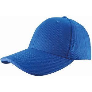 Benza luxe canvas sandwich Baseballcap - Kobaltblauw