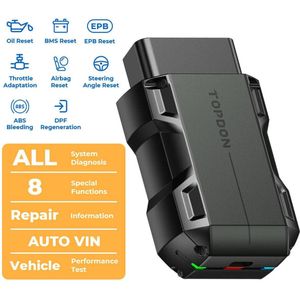 OBD Scanner - OBD2 - Auto Scanner - Auto uitlezen - Diagnose Apparatuur voor Auto's - OBD2 Smart Bluetooth Scanner - Volledig Systeem Diagnoseapparaat - DTC Uitleg - Onderhoud Reset Tool - Auto Code Reader - App Compatibel