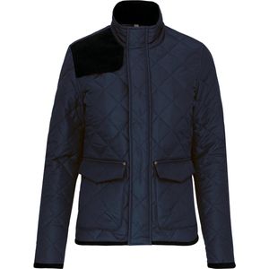 Kariban Gewatteerde herenjas K6126 - Navy / Black - S