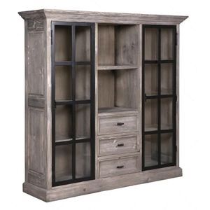 Corlay Bergkast Metaal met 2x3 Deuren en 3 Laden – Ashford & Co