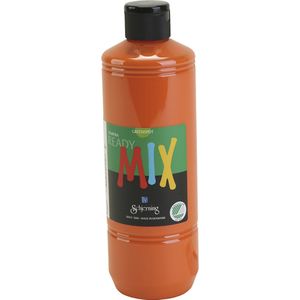 Greenspot plakaatverf. matt. oranje. 500 ml/ 1 fles