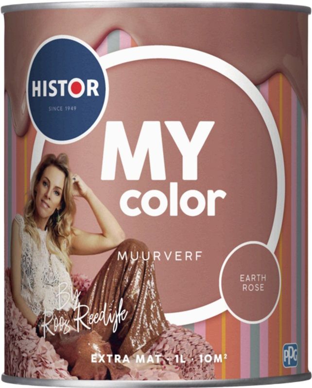 Histor MY color - Muurverf Extra Mat - Earth Rose - 1 liter