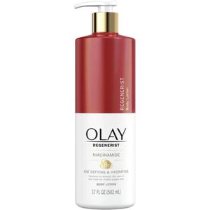 Olay - Age Defying & Hydrating Niacinamide Hand and Body Lotion - Veroudering Bestrijdende Lotion - 502ml