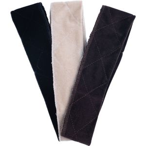 Anti Slip Pruik Band - Fluweel - Wig Grip - Verstelbare Klittenband - Donker Bruin