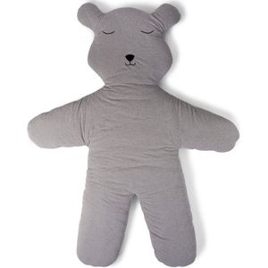 Speelmat Teddybeer - 150 Cm - Jersey - Grijs