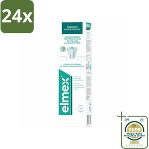 Elmex - Tandpasta - Sensitive Professional - Pro Argin - 75ml - Voordeelverpakking - 24 stuks - Pijnverlichting tanden - Elmex Sensitive Professional