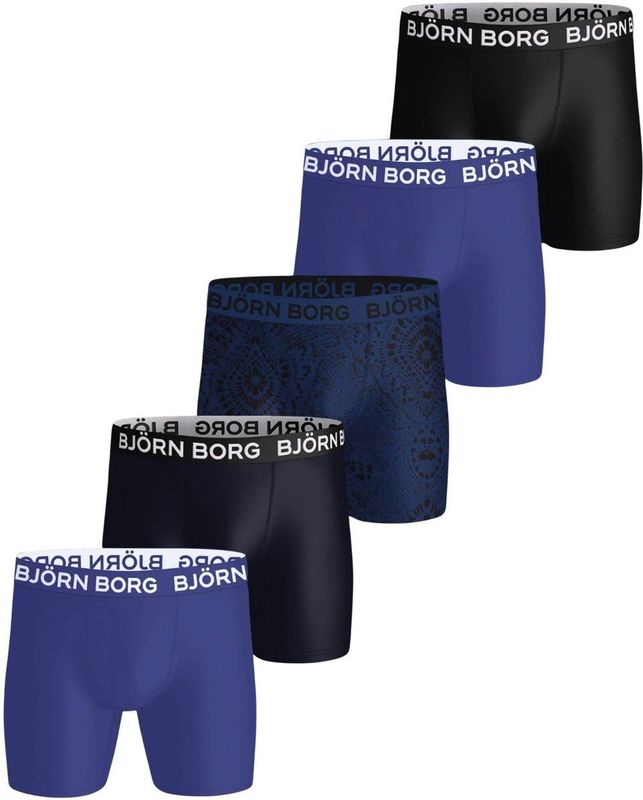Björn Borg Sports Microfiber Boxershorts Heren (5-pack) - Maat L