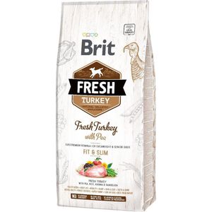 Brit Fresh Turkey & Pea Light Fit & Slim 12 kg - Hond