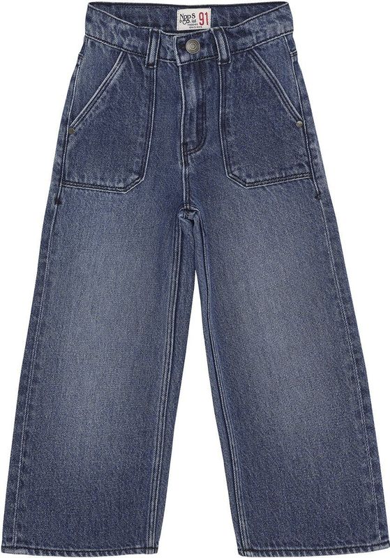 Noppies - Jeans Prague - Washed Blue - Meisjes Denim - Wide Leg