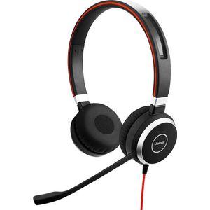 Jabra Evolve 40 UC Headphones - With Microphone - Black