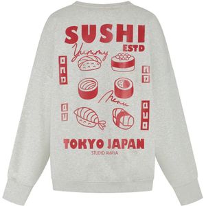 Studio Amaya - Japan - Licht Grijze Sweater - Oversized