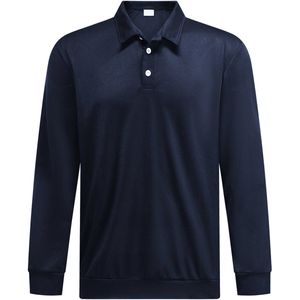 Allthemen Heren Poloshirt Met Lange Mouwen – 3D Knipsel - XL