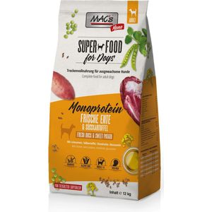 MAC's Superfood Hondenvoer - Mono proteïne - Eend 12kg hondenbrokken droogvoer
