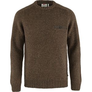 Fjallraven Lada Round-Neck Sweater Men - Outdoortrui - Heren - Bruin - Maat XXL