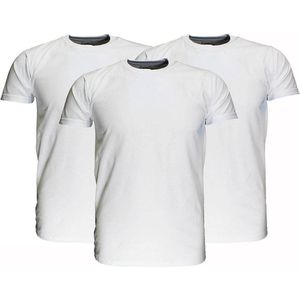Fruit Of The Loom Blanco Katoenen T-Shirts 3 stuks pakket Wit