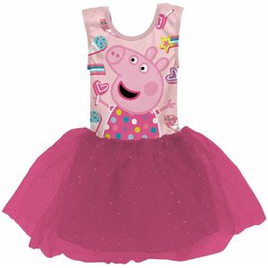 Arditex Peppa Pig ballet tutu / fantasiejurk met korte mouwen