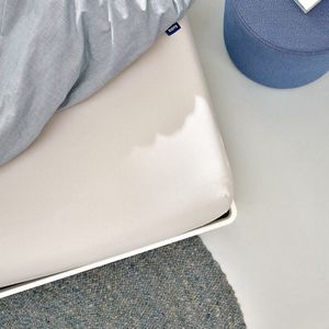 Auping Jersey 235 hoeslaken voor matras - 80/90/100 x 200/210/220 cm - Beige - Biologisch katoen
