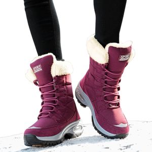 Sneeuwboots - Sneeuwschoenen - Snowboots - Wintersport - Dames - Ski Gadgets - EU39.5-40 - Rood