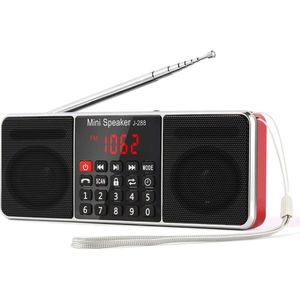 Draagbare Multifunctionele Radio met Bluetooth, USB, SD, en Slaap Timer Functie voor Uitstekend Geluid