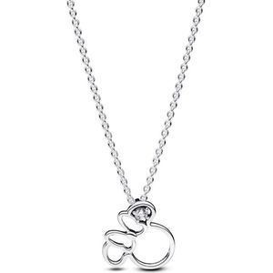 Pandora Disney Minnie Mouse Silhouette Sterling Zilver Collier Ketting 393187C01-45