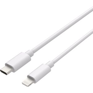 USB C naar Lightning Kabel - Oplader - Oplaadkabel Geschikt voor Apple / Iphone oplader - Fast Charge - MFi gecertificeerd - 150cm - Wit - Cazy
