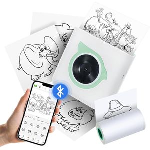 Fotoprinter Bisofice L8 - groen met hoge kwaliteitsopties