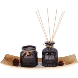 Geurset - geurglas - geurstokjes -geurkaarsen - geschenkset