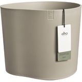 Elho Eden 35 - Bloempot voor Binnen & Buiten - 100% Gerecycled Plastic - Ø 32.6 x H 32.0 cm - Zacht taupe