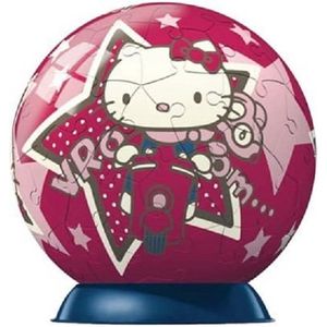 3D Puzzle ball hello kitty ster - 60 stukjes - Ravensburger