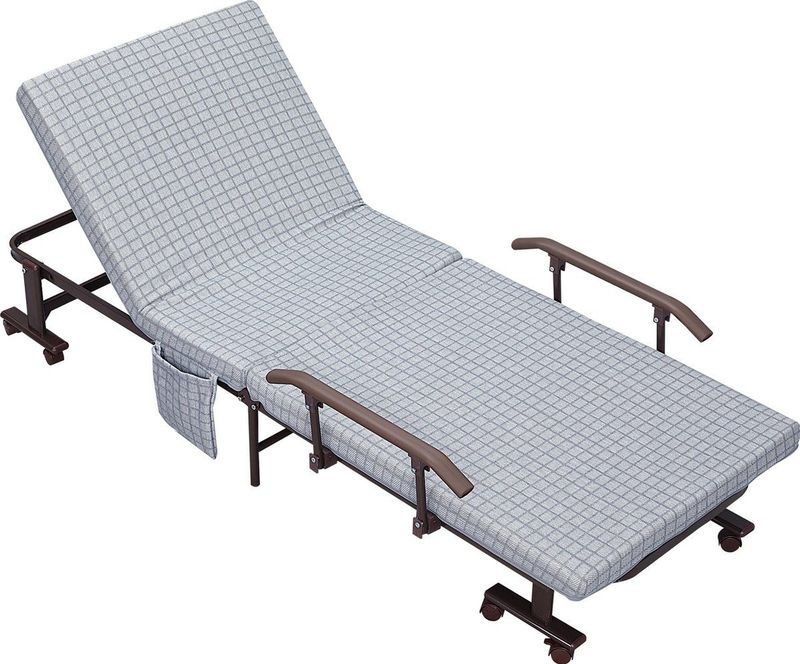 HOMCOM opklapbed met wielen 831-517V01