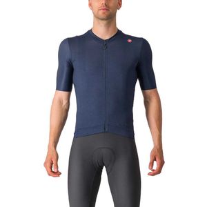 Castelli Espresso Korte Mouw Wielertrui Blauw XS Man