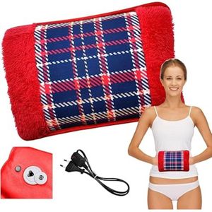 Equivera Elektrische Kruik - Elektrische Kruik - Warmtekussen - Buikverwarmer - Kruik voor in Bed- Warmwaterkruik