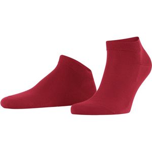 FALKE ClimaWool kort eenkleurig wol lyocell sneakersokken enkelsokken heren rood - maat 43-44
