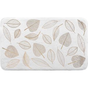 Douceur d'Intérieur - JOYA - Badkamerkleed - Wit Goud - 45x75 cm - Antislip