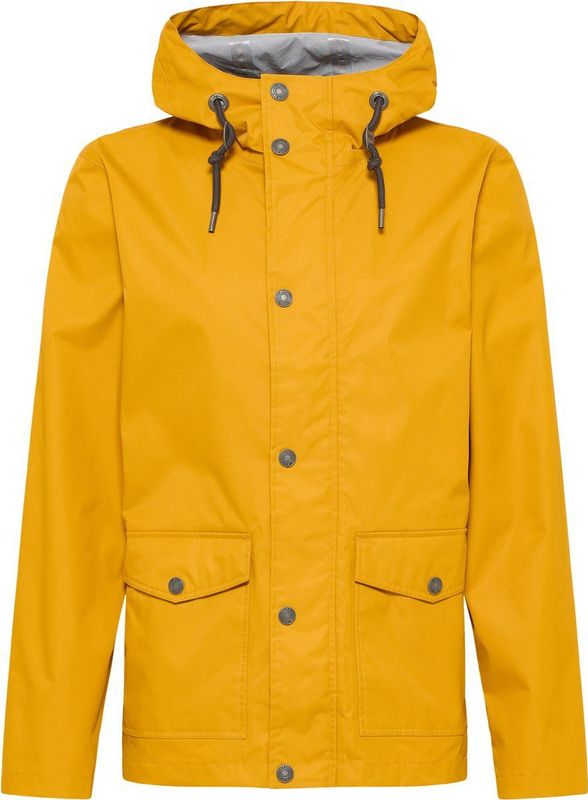 Mo - Regenjas - Mosterd - Met Print Aan De Binnenkant - Heren