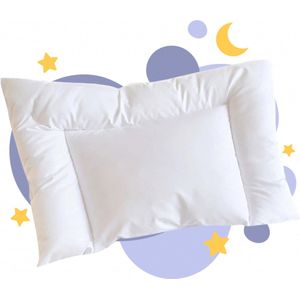 Zavelo - Ukkepuck - Kinderkussen - 60x70 cm - Extra Plat Hoofdkussen - Anti-Allergisch