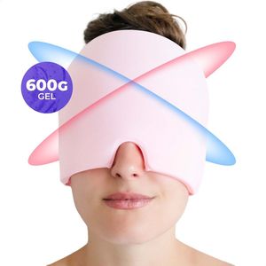 Ryce® Migraine Muts - Masker - Extra Dik 600G - Hoofdpijn - Warmte & Koude Therapie - Hot Cold Pack - Roze