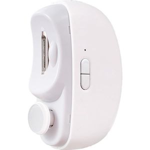 Elektrische automatische nagelknipper: 2-in-1 nageltrimmer met polijstslijper - oplaadbaar, draadloos (USB), geschikt voor baby's, senioren en volwassenen (wit)