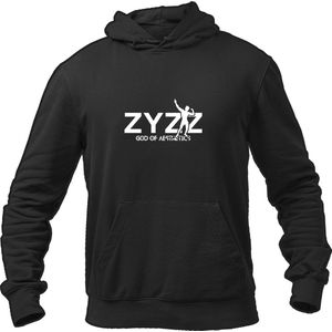 Zyzz Arena - God of Aestethics - Gym Fitness Model Legend Bodybuilding - Hoodie Maat L