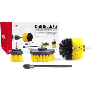 Boor borstel set - 4 stuks - Boormachine borstel set