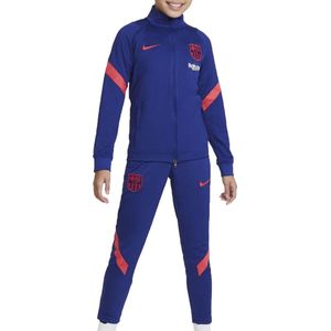 Nike - FCB Strike Tracksuit - FCB Trainingspak Kids - 128 - 140 - Blauw