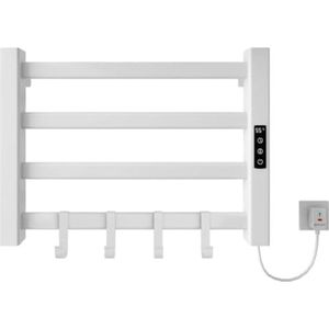 Gratyfied - Elektrische Handdoekradiator - Handdoekdroger Elektrisch - Handdoekradiator Elektrisch - Elektrische Handdoekenrek - Elektrisch Handdoekenrek - Wit