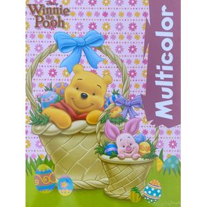 Winnie The Pooh Kleurboek - Pasen - Kleurboek Pasen - DIsney - Multicolor