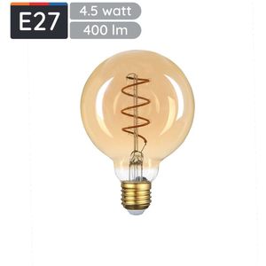 Avide - LED Lamp Soft Filament - Warmwit - 4,5W - E27 Fitting - 2700 Kelvin - 400 Lumen