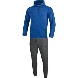 Jako - Tracksuit Hooded Premium Woman - Joggingpak met kap Premium Basics - 42 - Blauw
