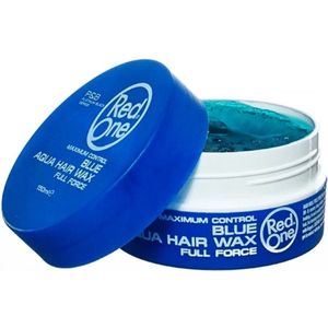 Red One Aqua Hair Wax - Blue / Blauw - Voordeelverpakking 12 stuks