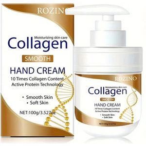 Collageen Hand en Voet crème met Ureum – 100g - Intensieve Handlotion Voor Droge Gebarsten Huid – Rijk aan Natuurlijk Collageen – Diepe Hydratatie en Voeding – Verzorgende Handcrème Unisex – Voorkomt Droogheid - Verzacht en Maakt de Huid Soepel