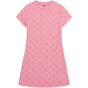 Guess Girls Logo Jurk Pink - Maat 128