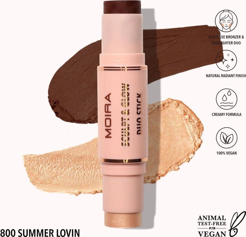Moira Sculpt and Glow Duo Stick 800 Summer Lovin